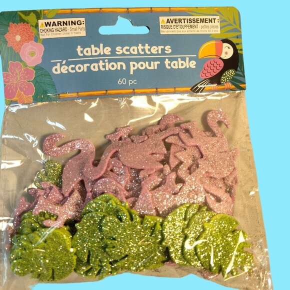 Summer Vibes Flamingo Party 24 Plates 25 Napkins Lets Flamingle Table Scatter - Picture 9 of 11